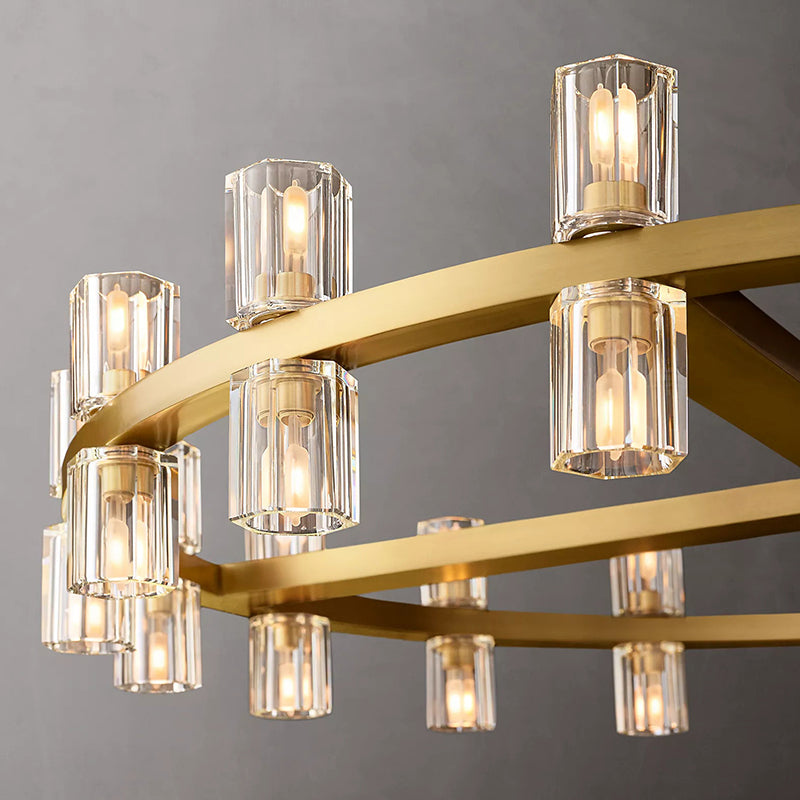 Arcachon led Round Chandelier 36"