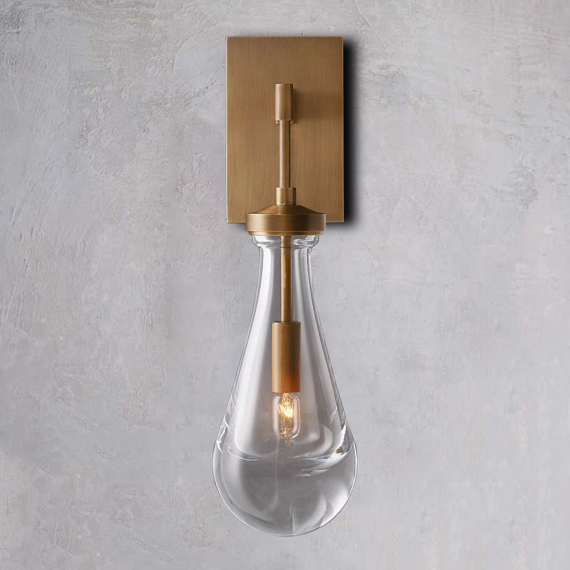 Raindrop Wall Sconce, Rod