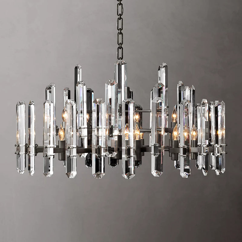 Bronnington Crystal Round Chandelier 24"