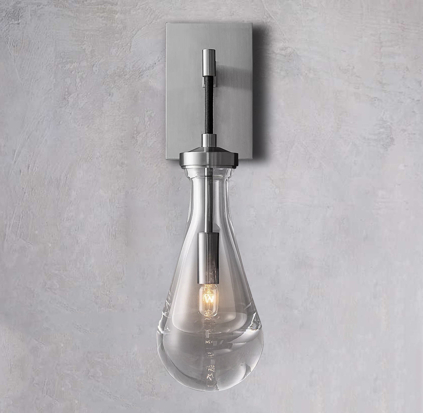 Raindrop Wall Sconce, Cord