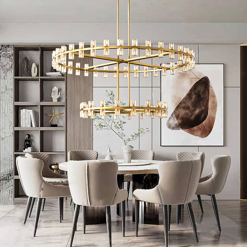 Arcachon led Tier Round Chandelier 60"