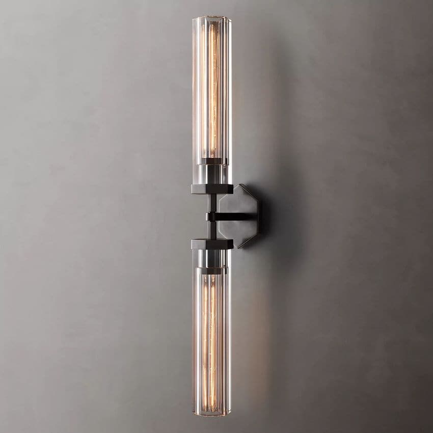 Lambert Hexagonal Grand Linear Wall Sconce 5¼"H