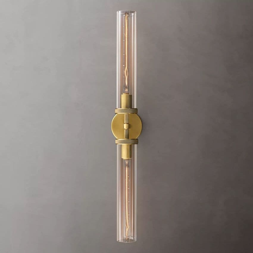 Lambert Knurled Grand Linear Wall Sconce 30½"W