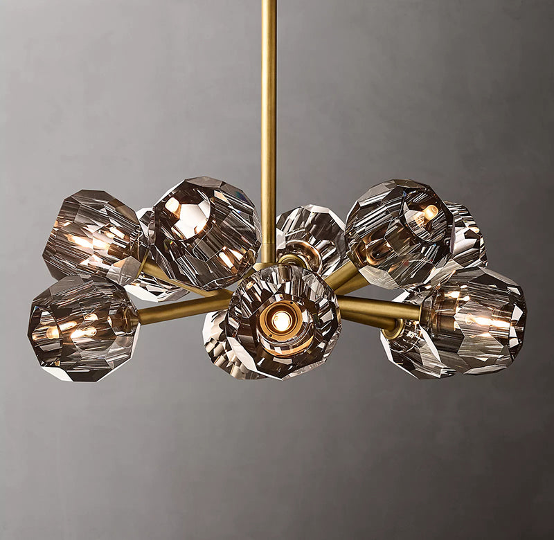 Boule Cristal Round Chandelier 24"