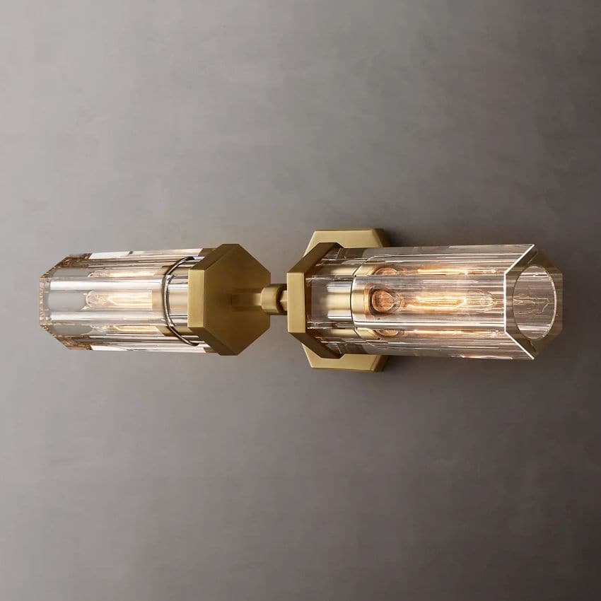 Lambert Hexagonal Linear Wall Sconce 19½"W