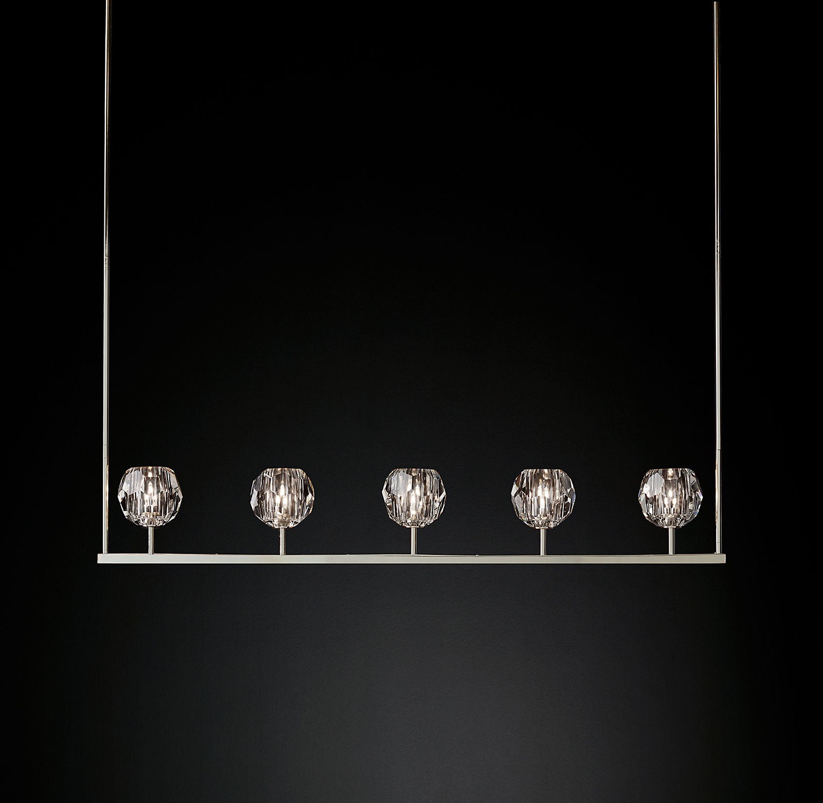 Boule Cristal Linear Chandelier 48"