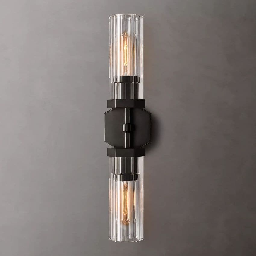 Lambert Hexagonal Linear Wall Sconce 19½"W