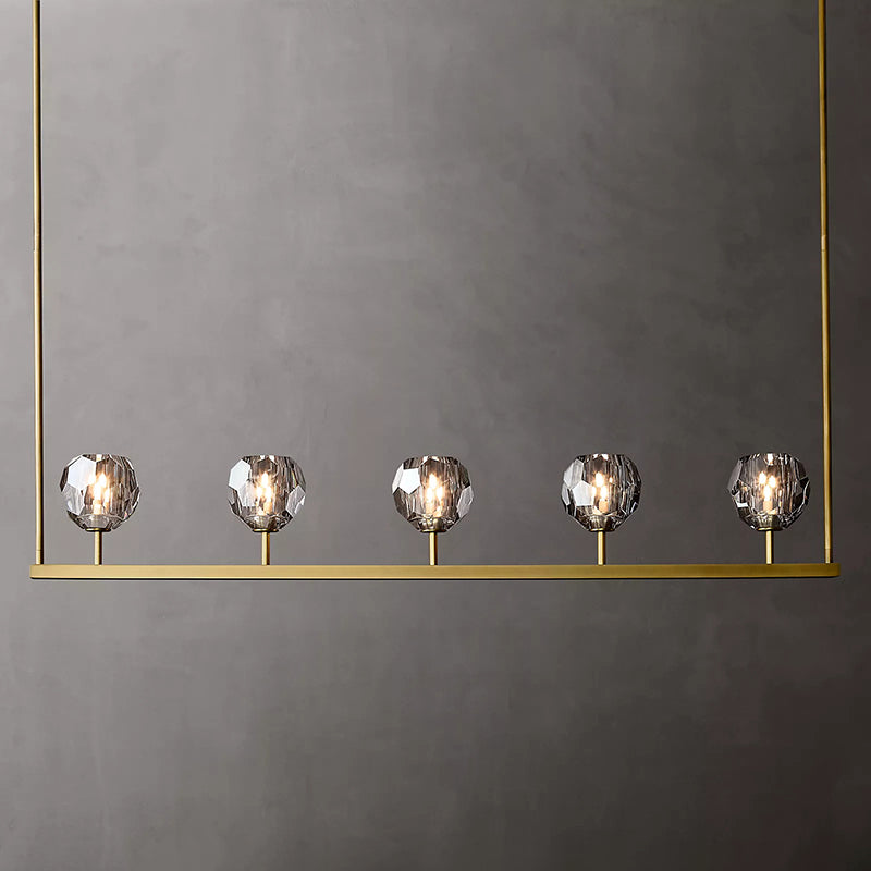 Boule Cristal Linear Chandelier 48"