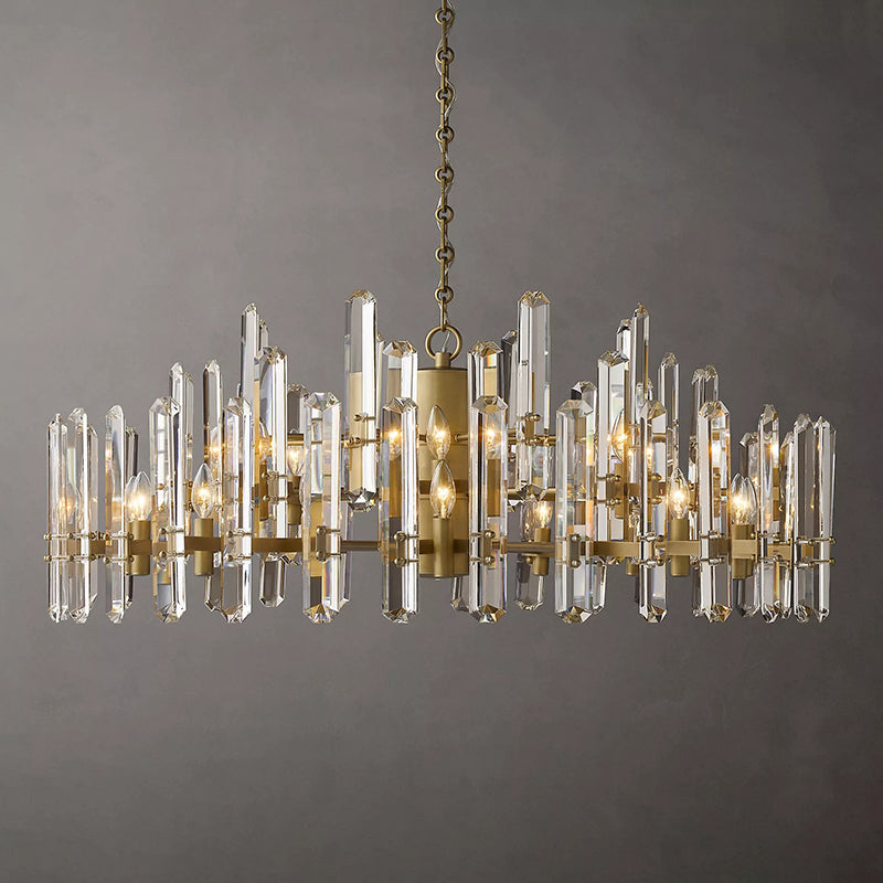 Bronnington Crystal Round Chandelier 24"
