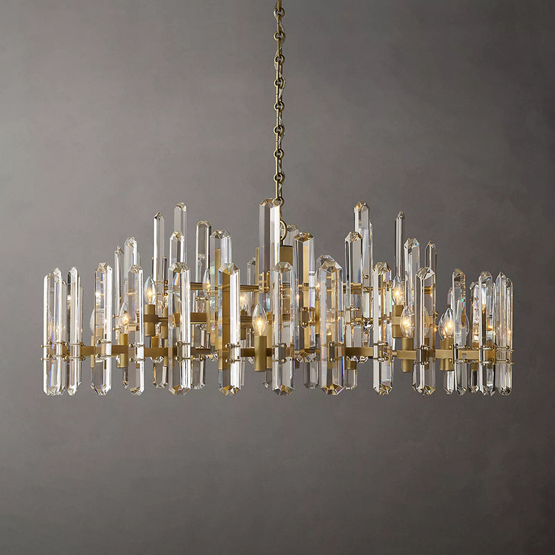 Bronnington Crystal Round Chandelier 24"