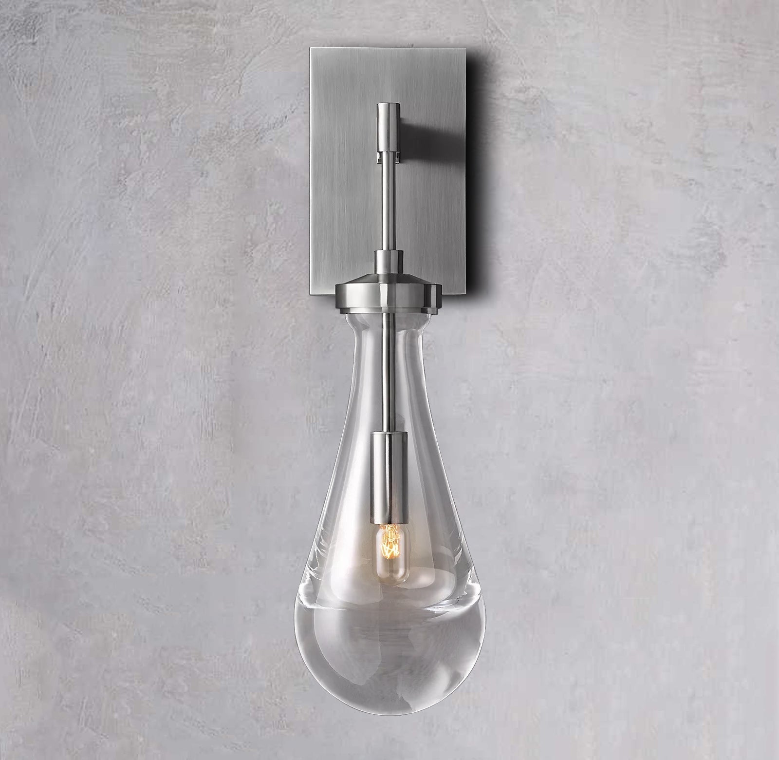 Raindrop Wall Sconce, Rod
