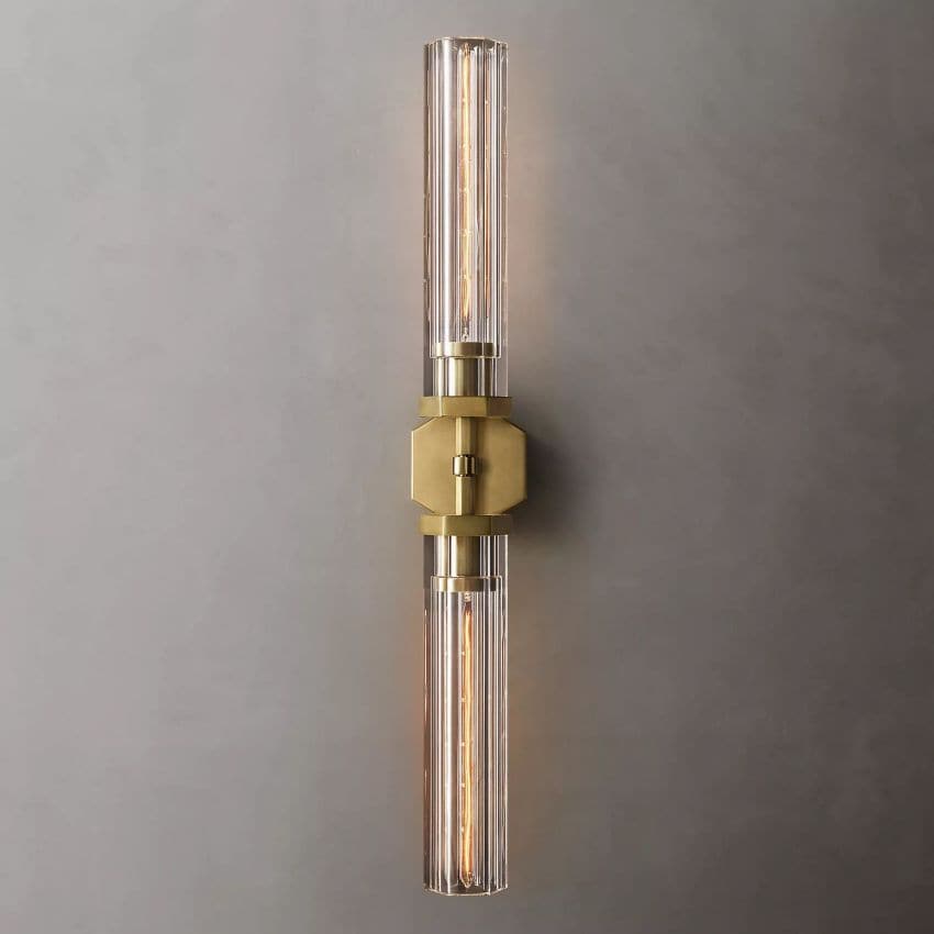 Lambert Hexagonal Grand Linear Wall Sconce 5¼"H