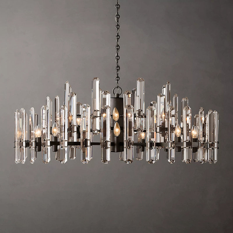 Bronnington Crystal Round Chandelier 24"