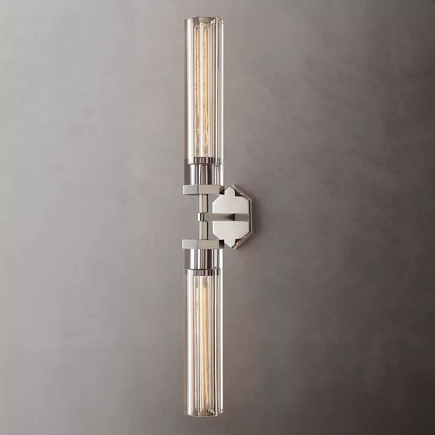 Lambert Hexagonal Grand Linear Wall Sconce 5¼"H