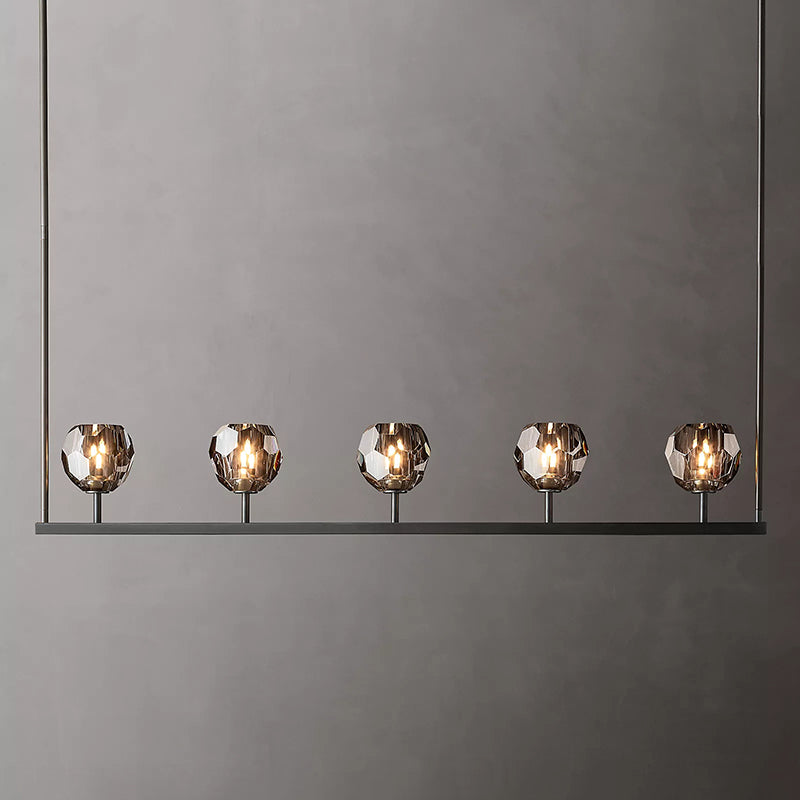 Boule Cristal Linear Chandelier 48"