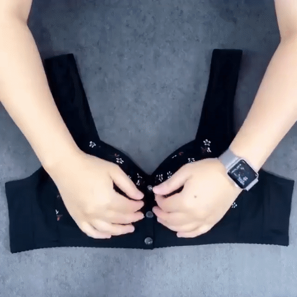 Lismali Daisy Bra - Comfortable Wireless Front Button Bras Plus Size For Women