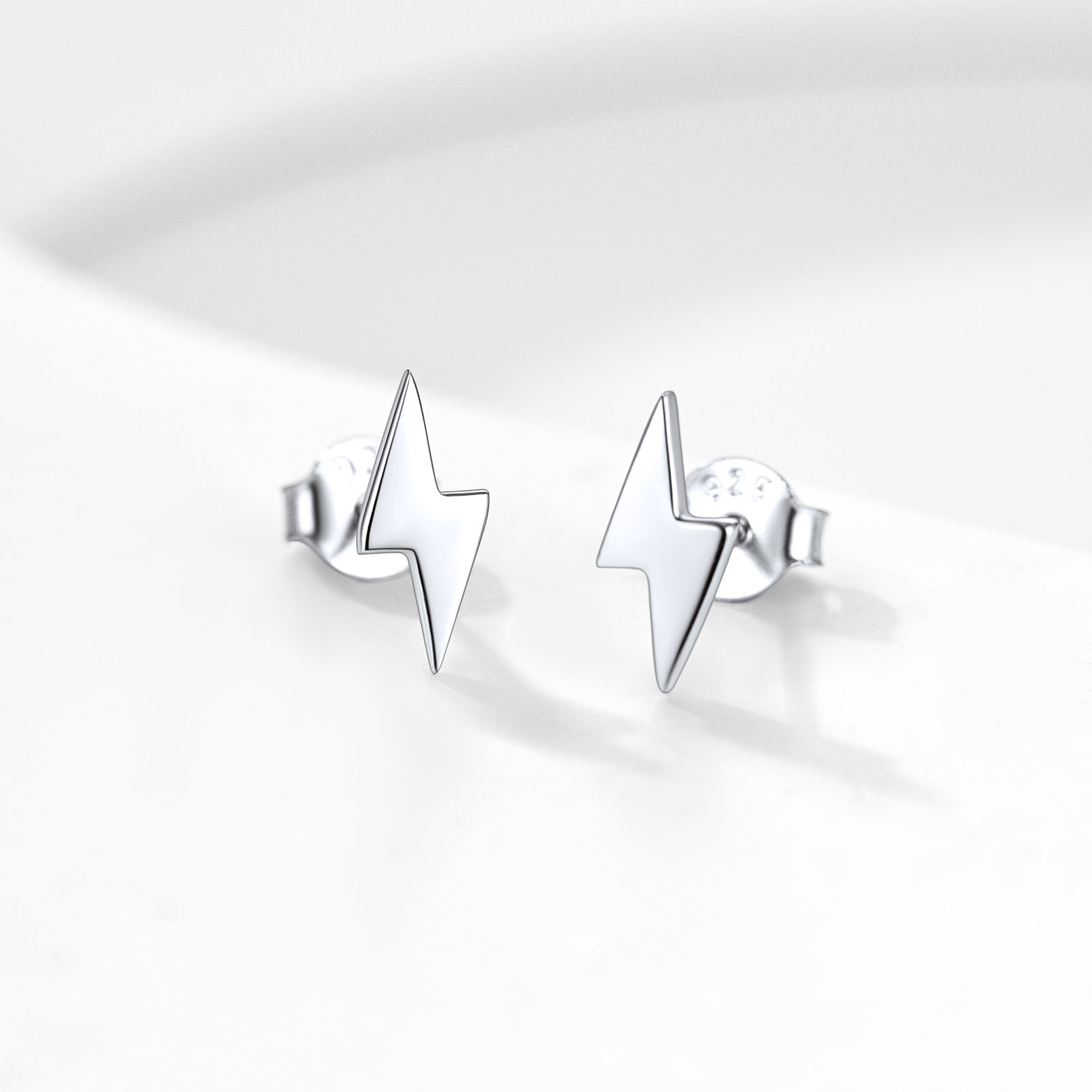 ChicSilver Heart Stud Earrings for Little Girls Hypoallergenic 925 Sterling Silver Women Jewelry Gift