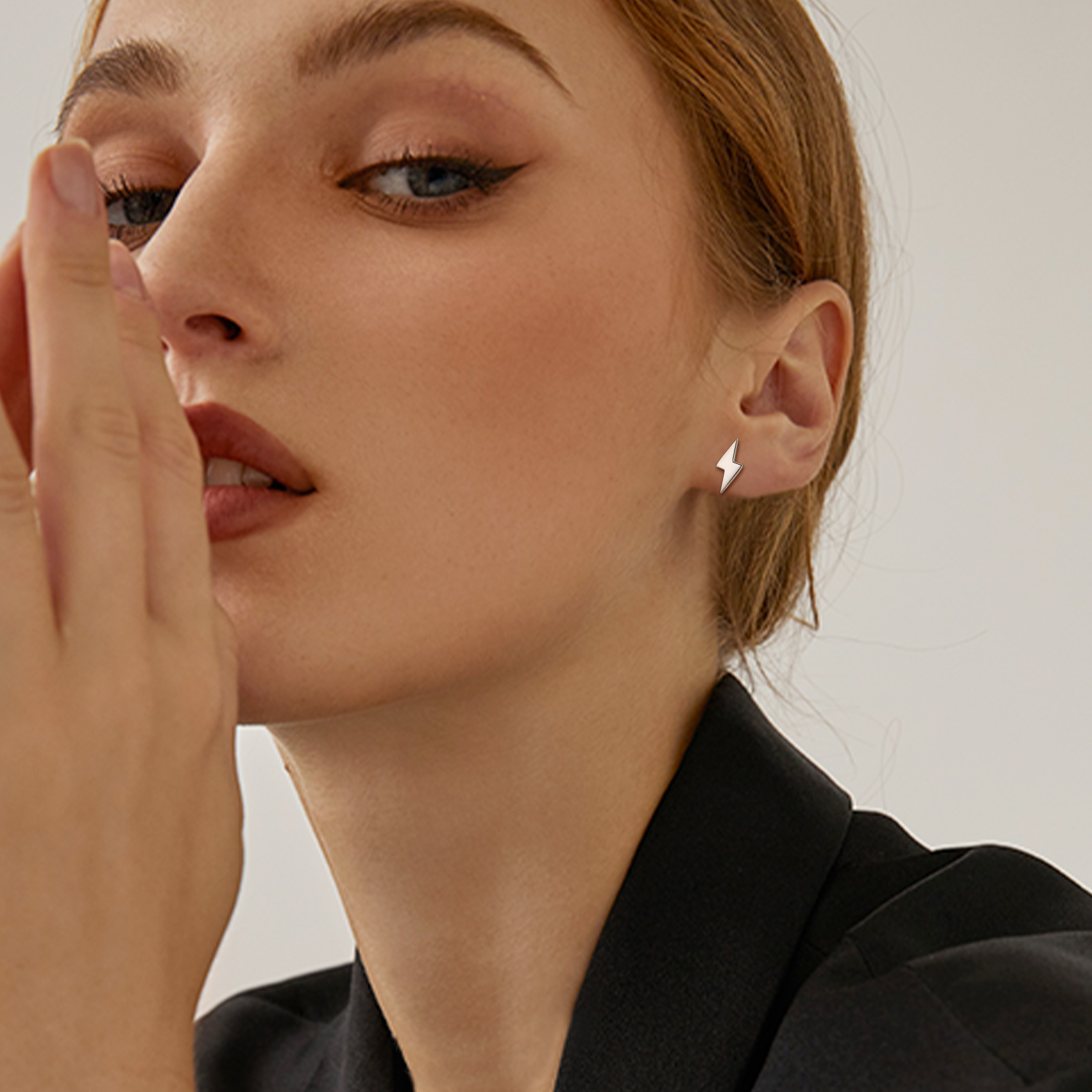 ChicSilver Heart Stud Earrings for Little Girls Hypoallergenic 925 Sterling Silver Women Jewelry Gift