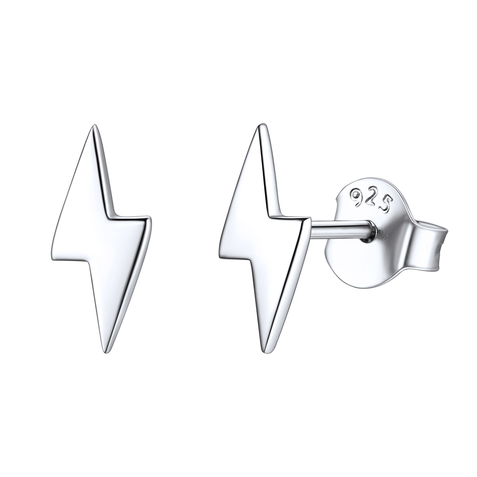 ChicSilver Heart Stud Earrings for Little Girls Hypoallergenic 925 Sterling Silver Women Jewelry Gift