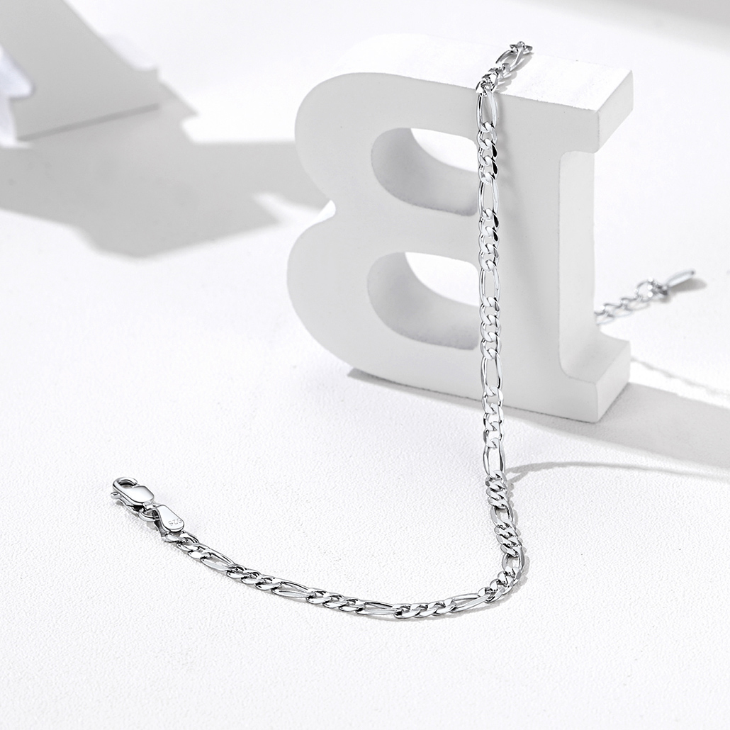 Silvora 925 Silver Chain Beads Anklet for Women Ankle Bracelet Foot Jewelry