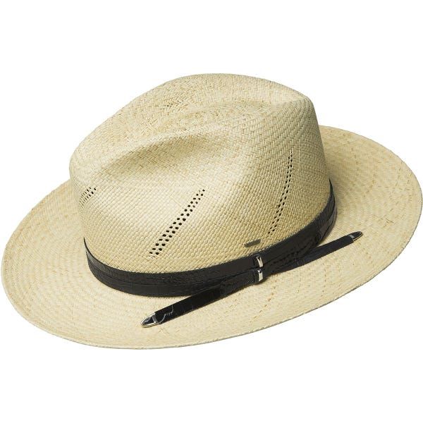Classic Genuine Panama fedora hat-JANSEN[BUY 2 FREE SHIPPING & BOX PACKING]