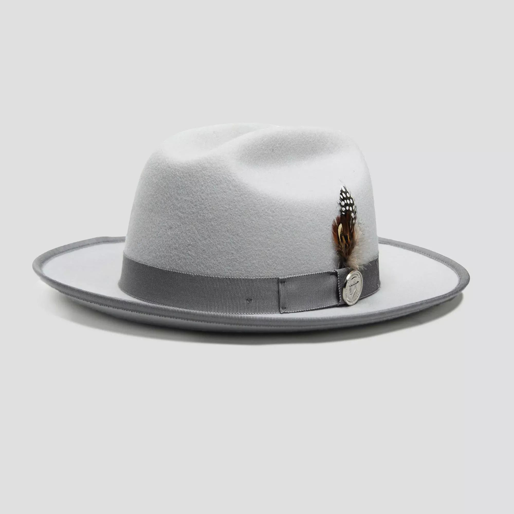 Miller Ranch Fedora - Platinum[Fast shipping and box packing]