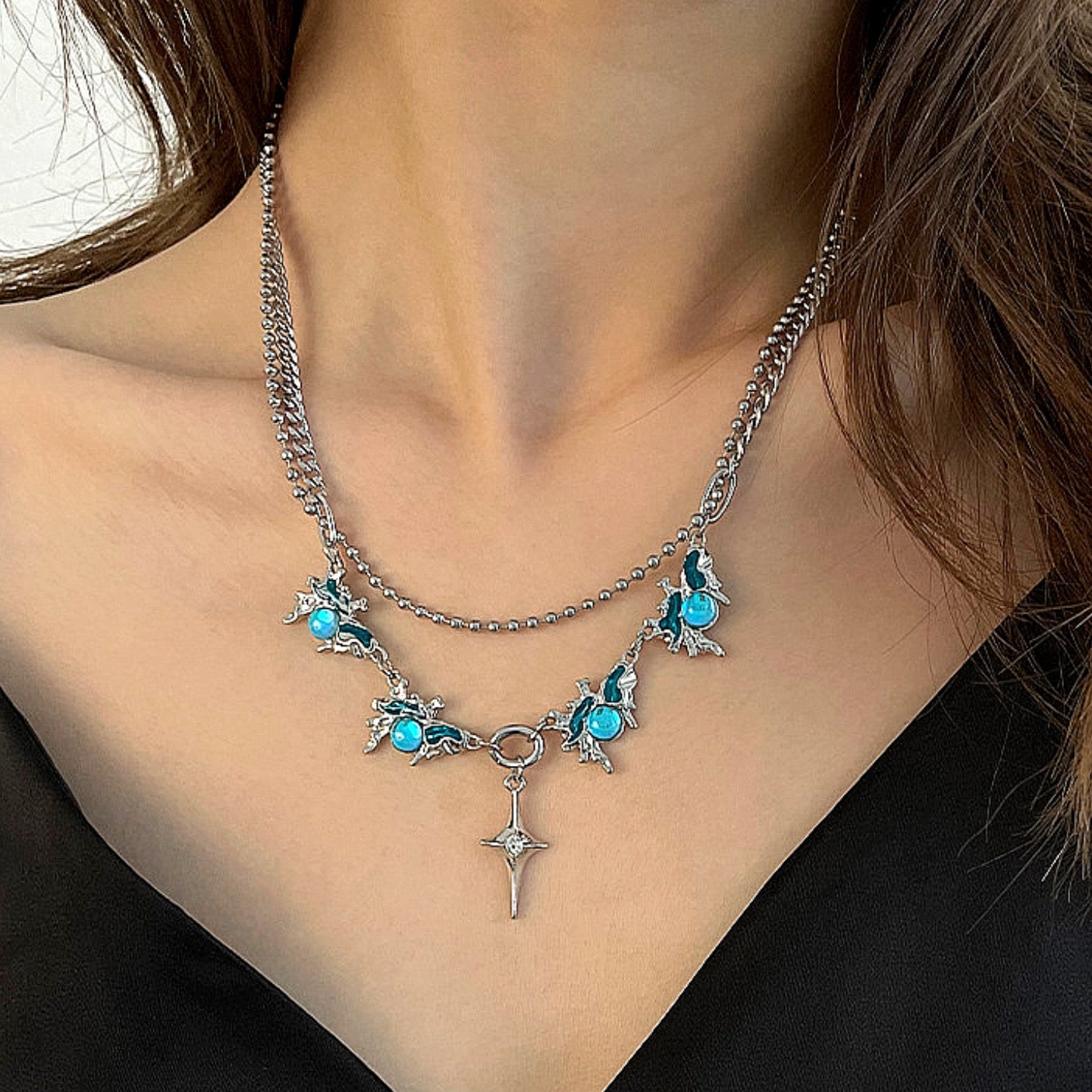 Star Silver Necklace  | Jentle Jewelry