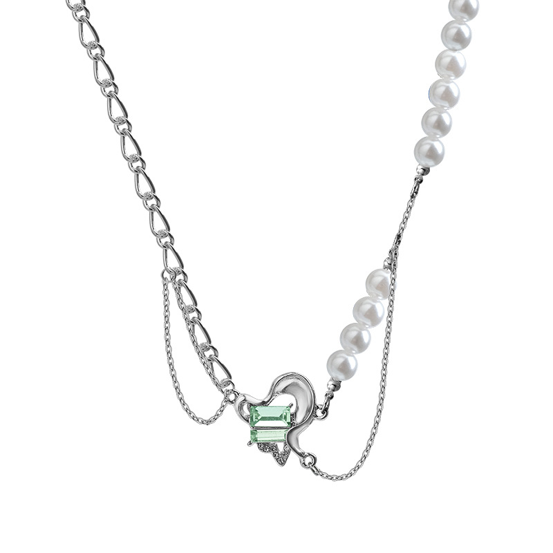 Evergreen Heart Necklace- Jentle Jewelry-Silver Jewelry