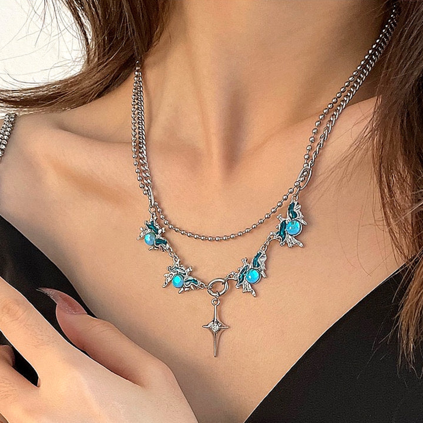 Star Silver Necklace  | Jentle Jewelry