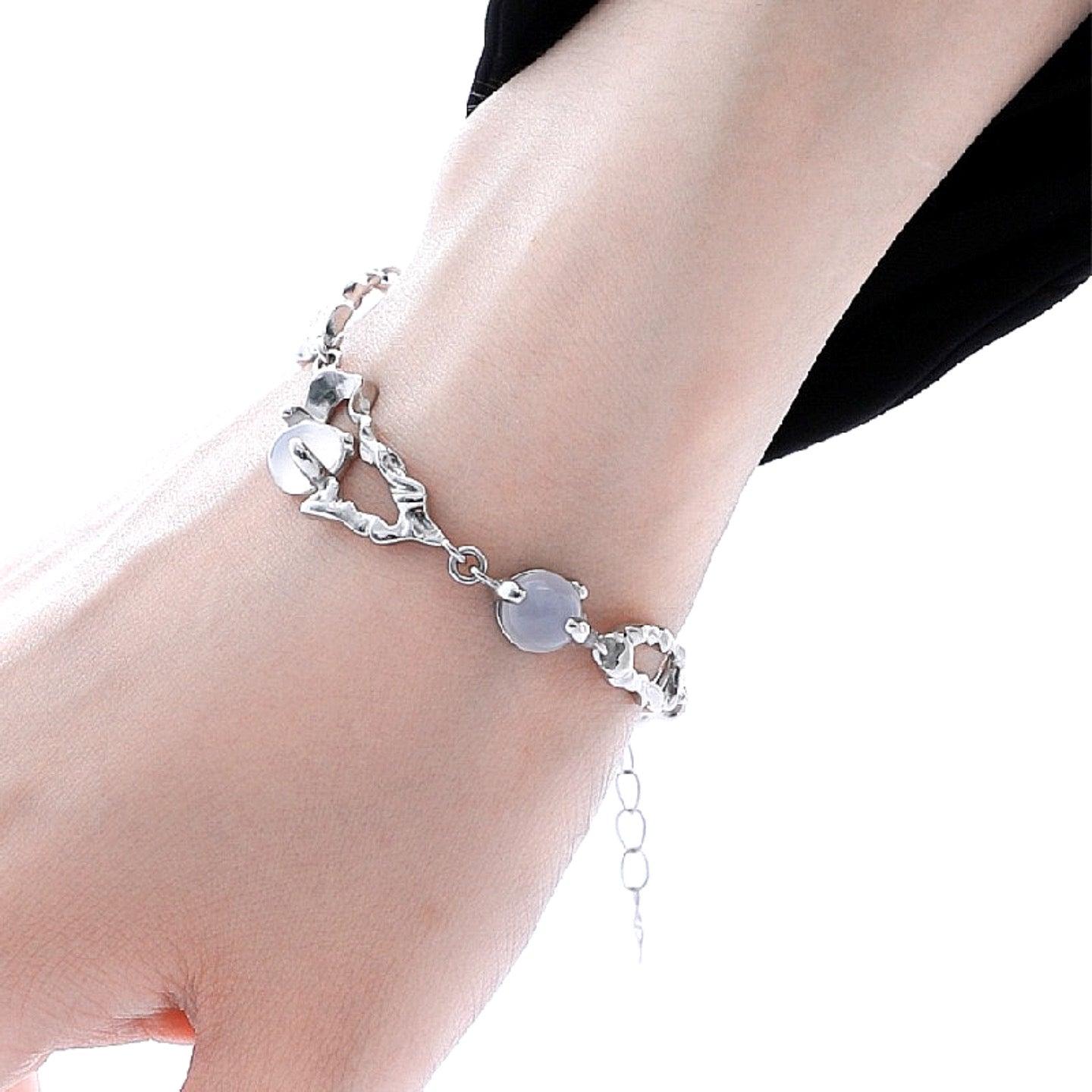  Moonstone Silver Bracelet  | Jentle Jewelry