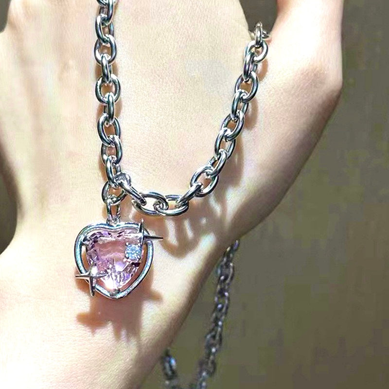 Heart Silver Necklace | Jentle Jewelry