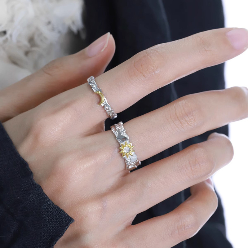 Sun and Moon Rings | Jentle Jewelry