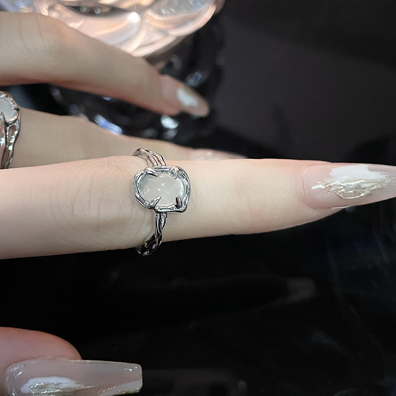 Moonstone Silver Rings | Jentle Jewelry