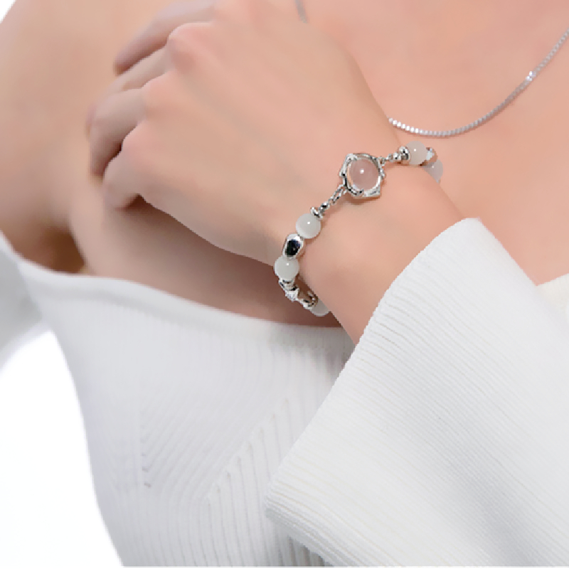 Moonstone Silver Bracelet | Jentle Jewelry