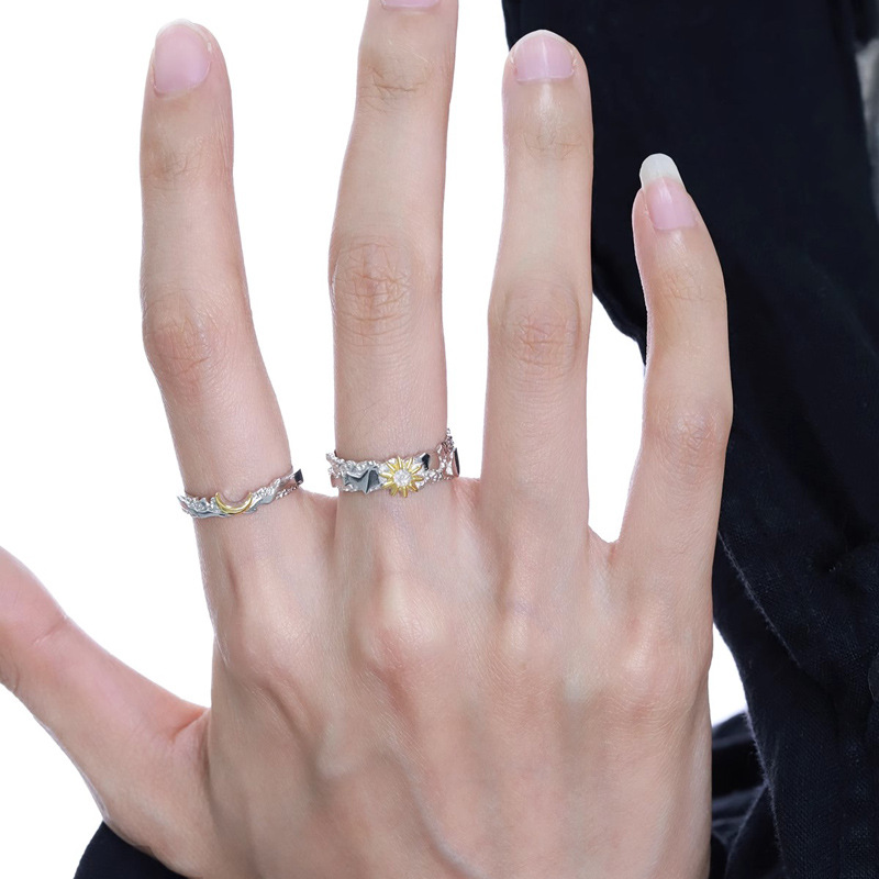 Sun and Moon Rings | Jentle Jewelry
