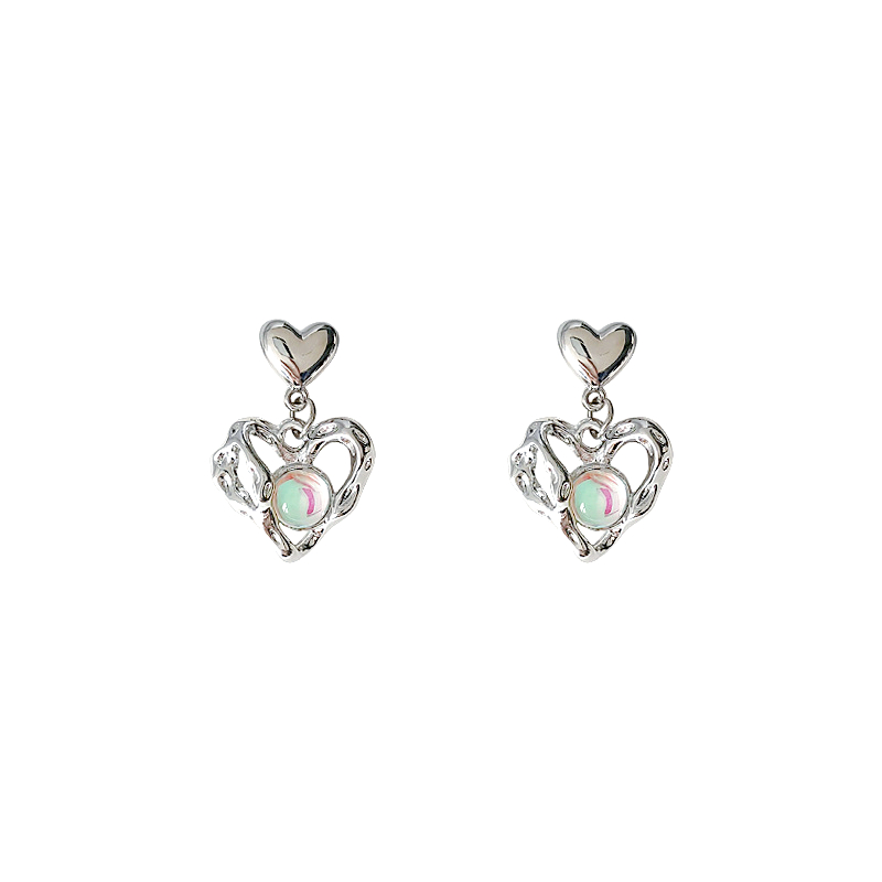 Moonlight Love Earrings- Jentle Jewelry-Silver Jewelry