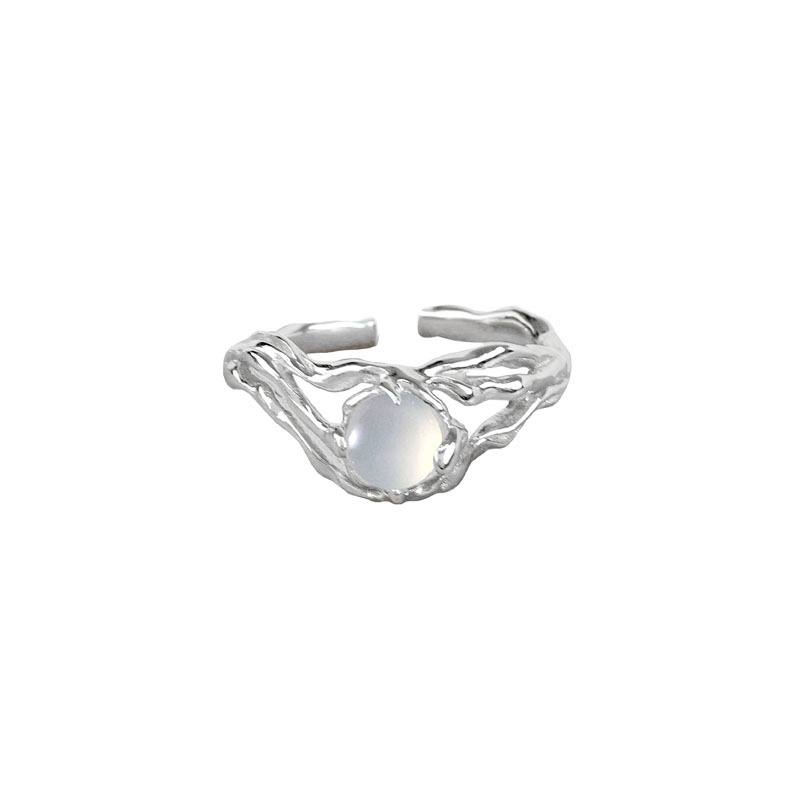 Moonstone Silver Rings | Jentle Jewelry