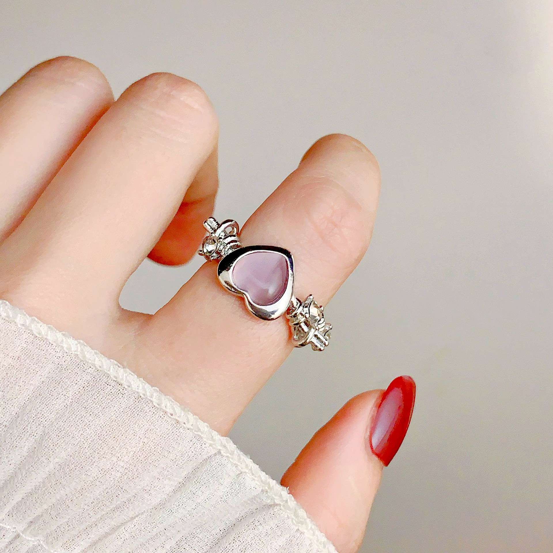 Heart Silver Ring | Jentle Jewelry
