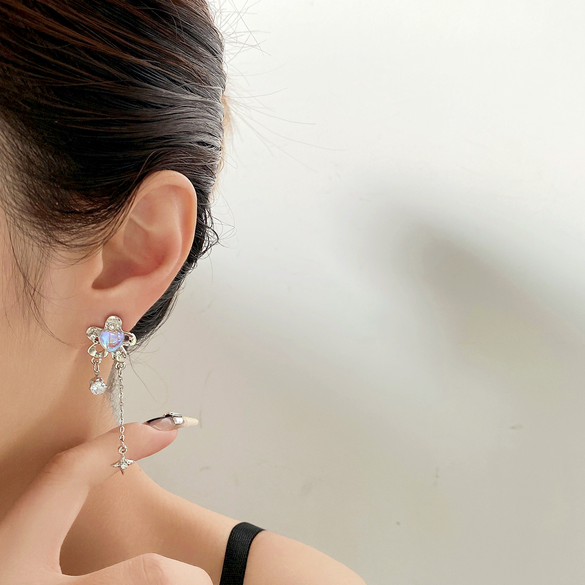 Flower Silver Earrings | Jentle Jewelry