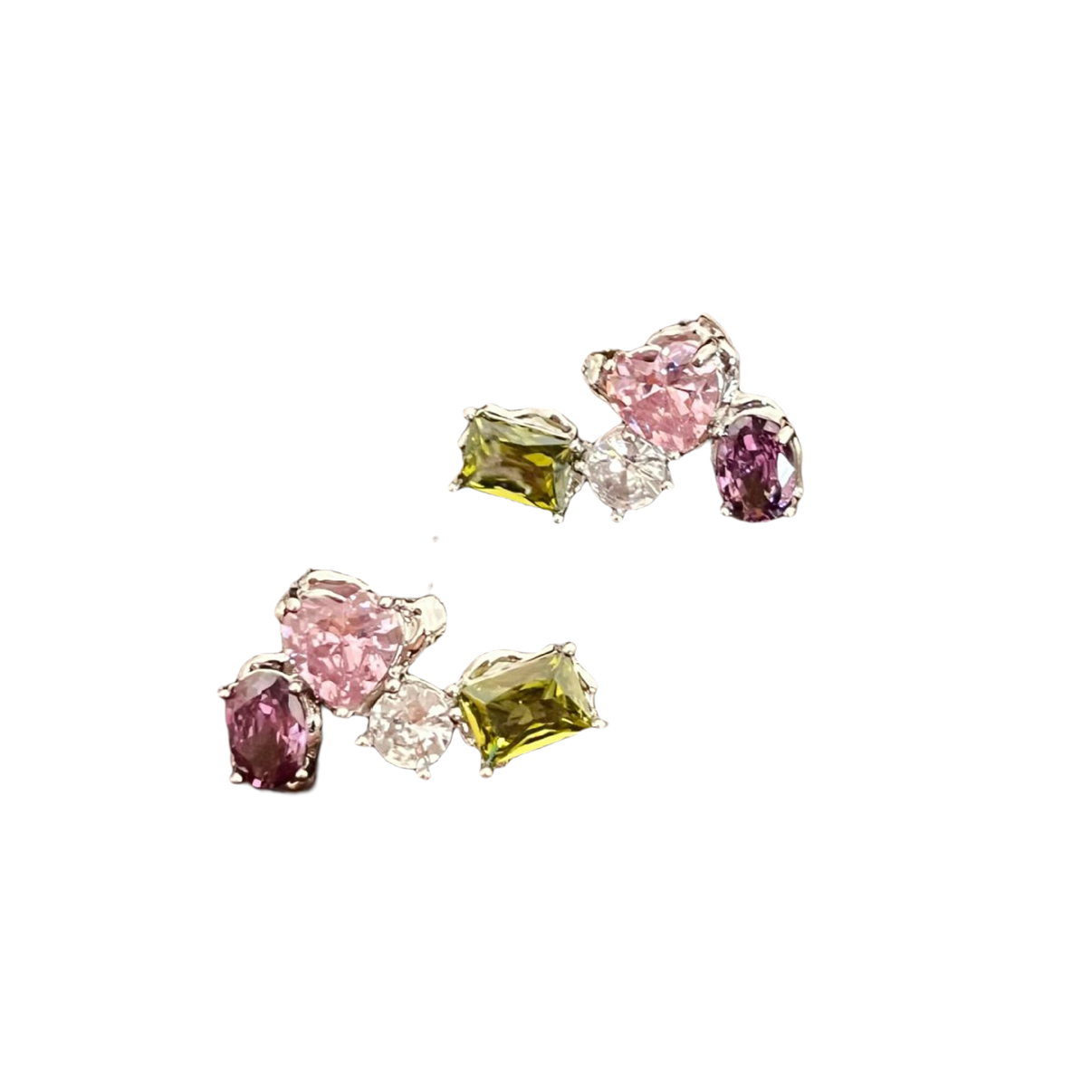 Colorful Gemstone Earrings- Jentle Jewelry-Silver Jewelry