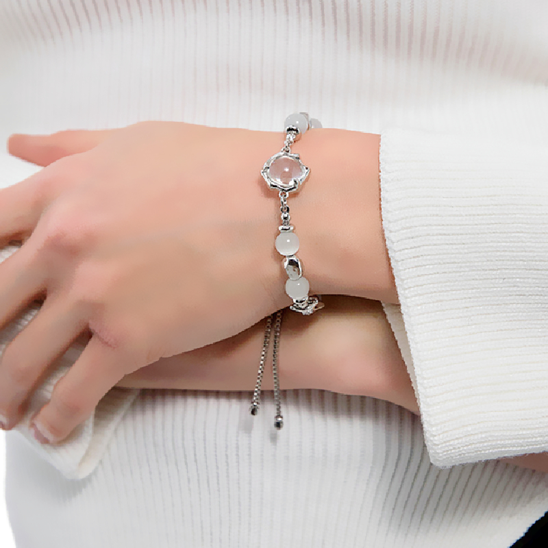 Moonstone Silver Bracelet | Jentle Jewelry