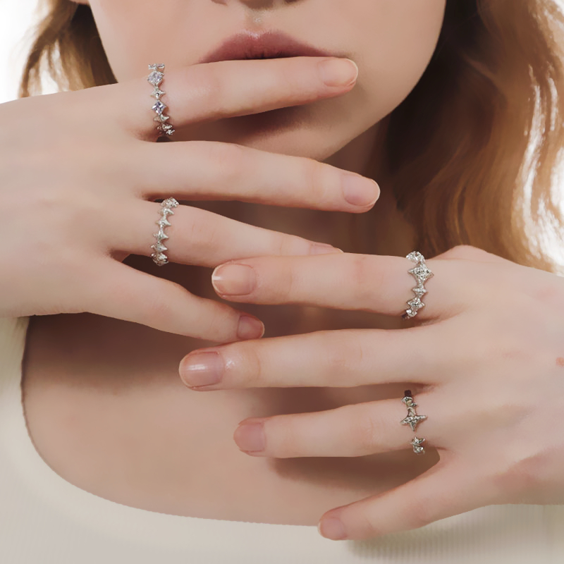 Star Silver Rings | Jentle Jewelry