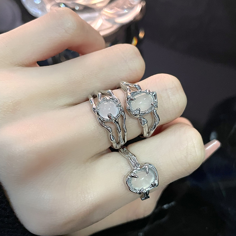 Moonstone Silver Rings | Jentle Jewelry