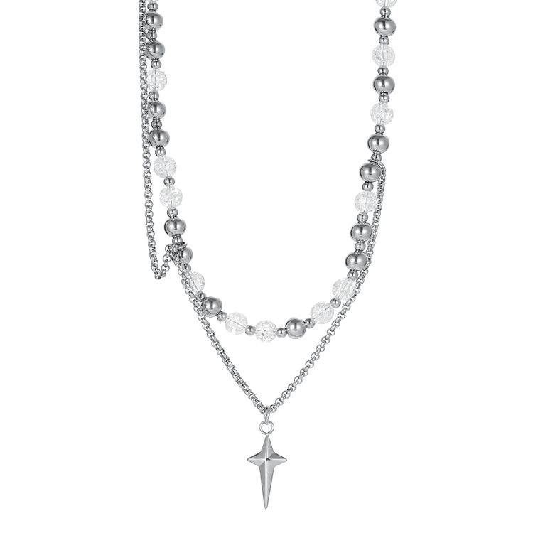 Shining Starlight Asteria Necklace- Jentle Jewelry-Silver Jewelry