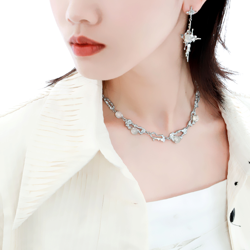 Moonstone Silver Earrings | Jentle Jewelry