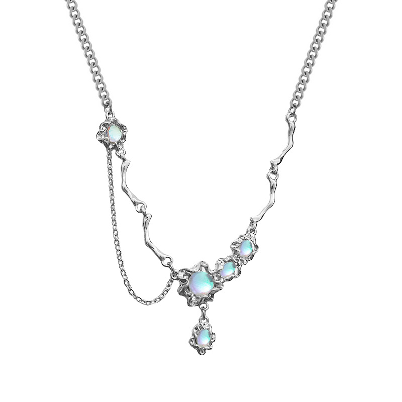 Moonlight Shadow Necklace- Jentle Jewelry-Silver Jewelry