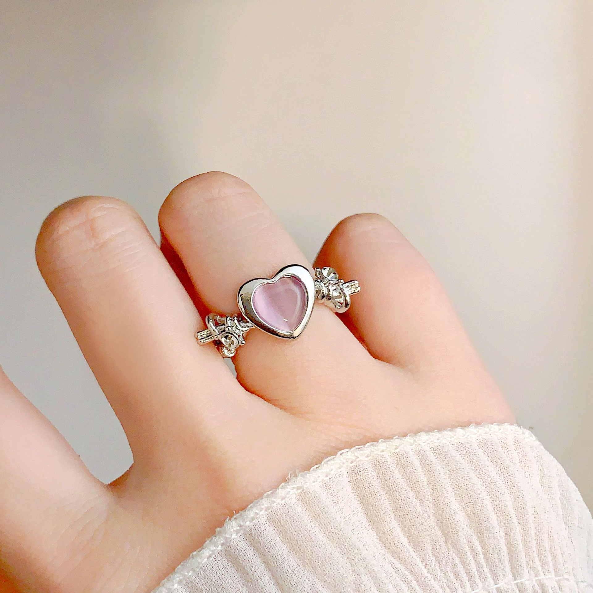 Heart Silver Ring | Jentle Jewelry