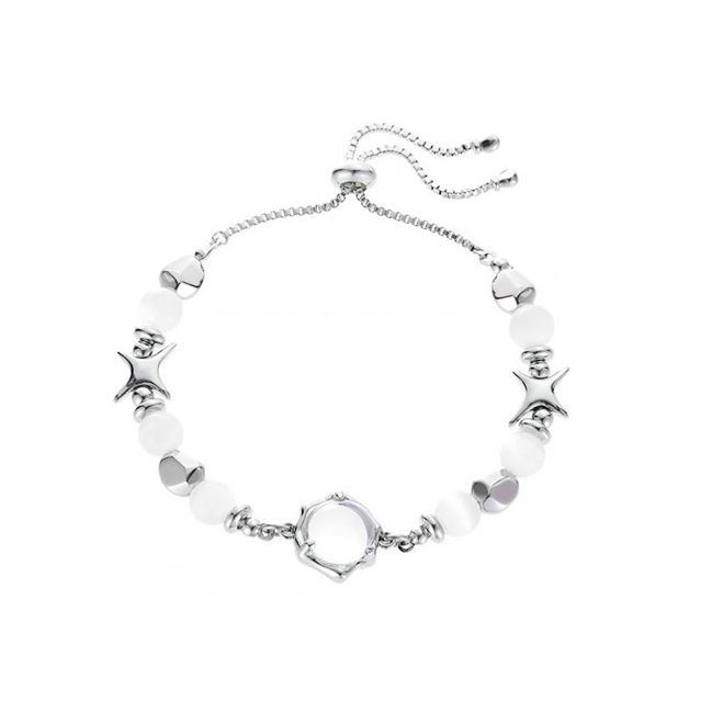Moonlight Star Bracelet- Jentle Jewelry-Silver Jewelry