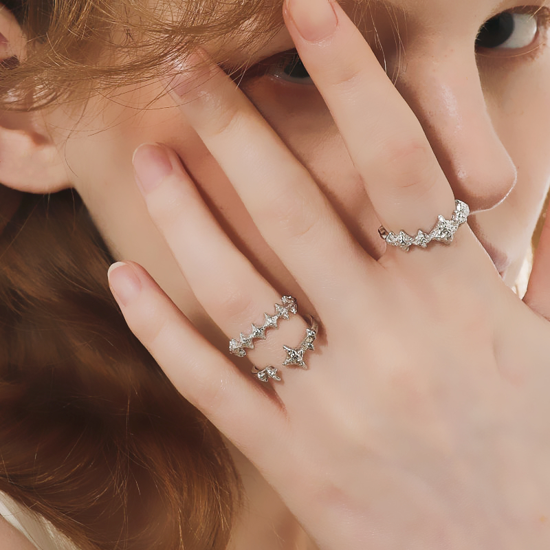 Star Silver Rings | Jentle Jewelry