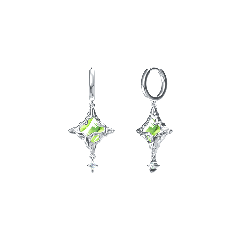 Shining Aurora Earrings- Jentle Jewelry-Silver Jewelry